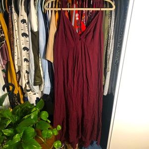 Boho spaghetti strap dress